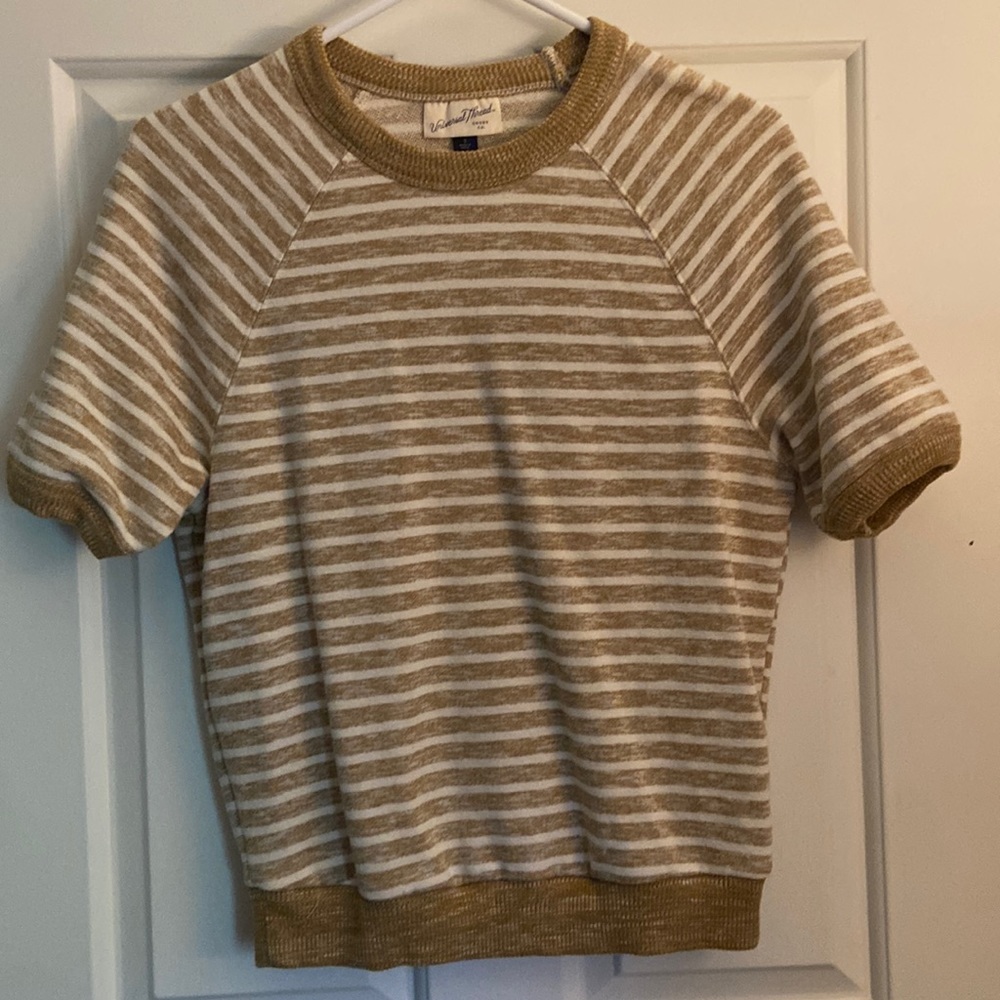 Womens short sleeve sweatshirt